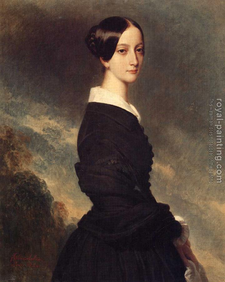 Franz Xavier Winterhalter : Francoise Caroline Gonzague Princesse de Joinville